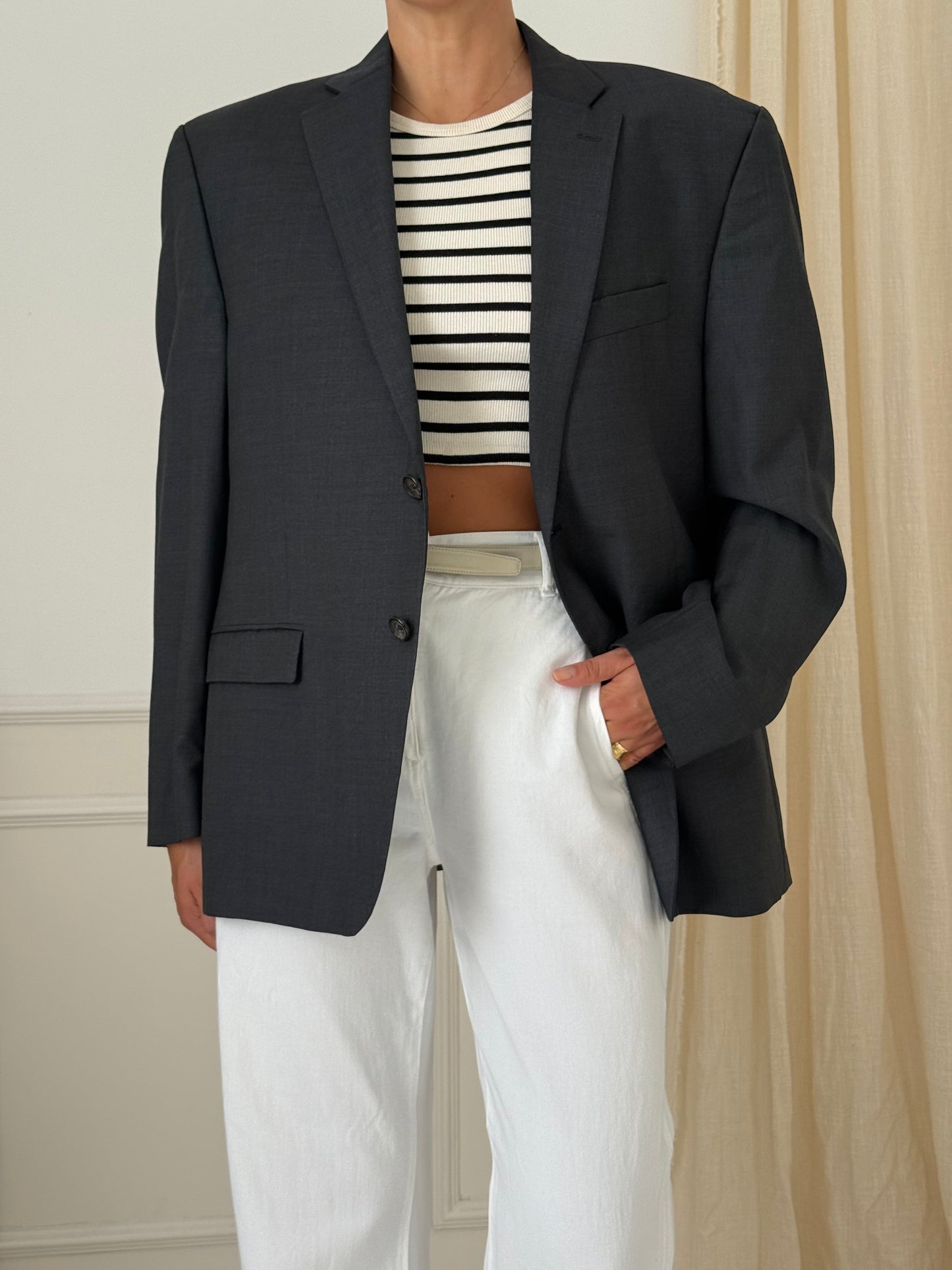 Vintage Ralph Lauren 100% Wool Oversized Blazer