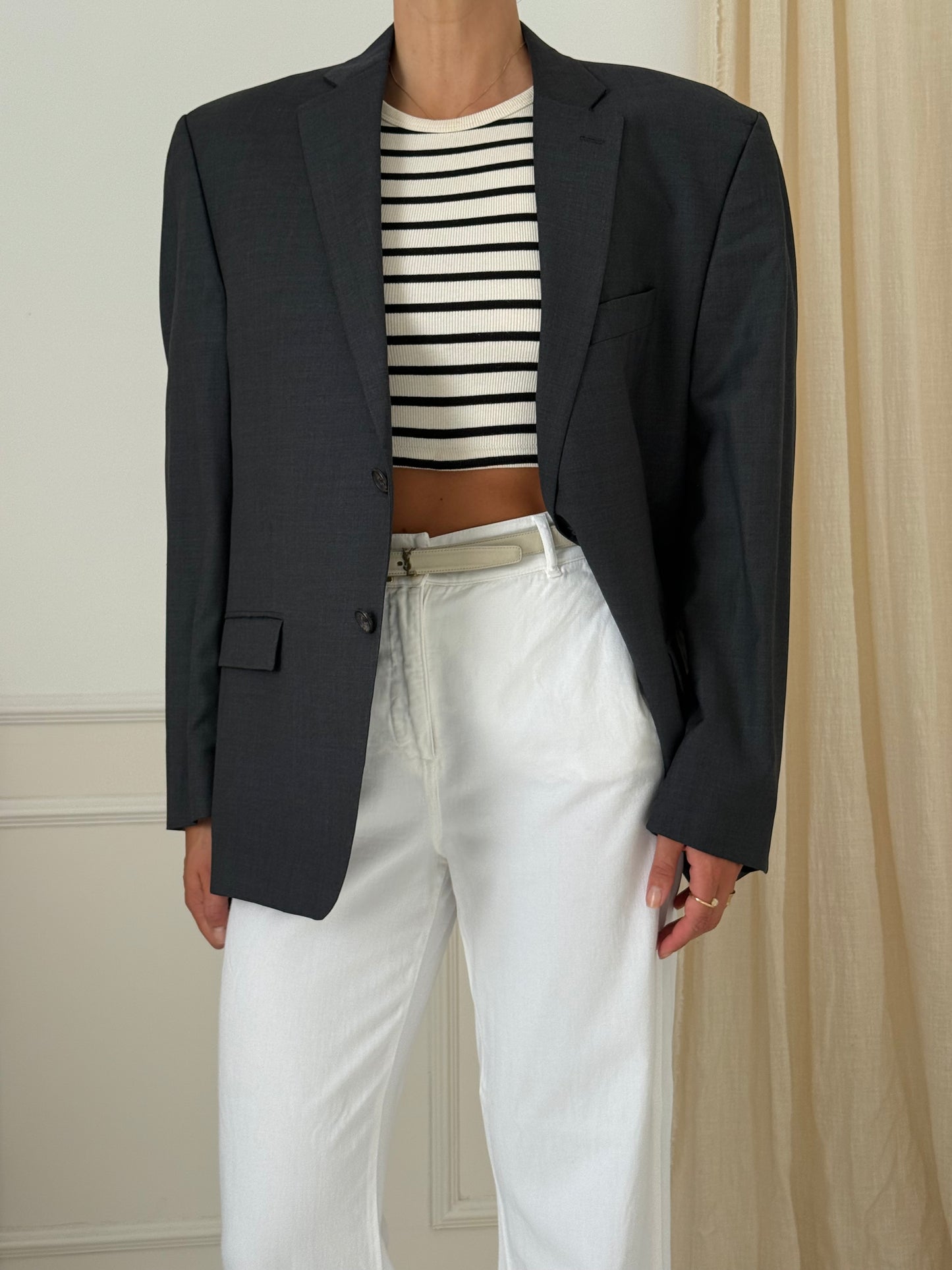 Vintage Ralph Lauren 100% Wool Oversized Blazer