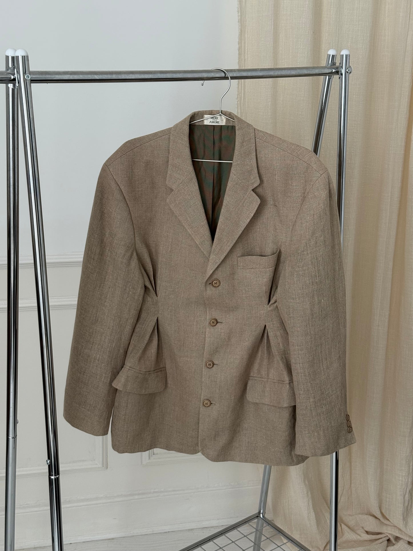 The Riviera Linen Blazer Dress