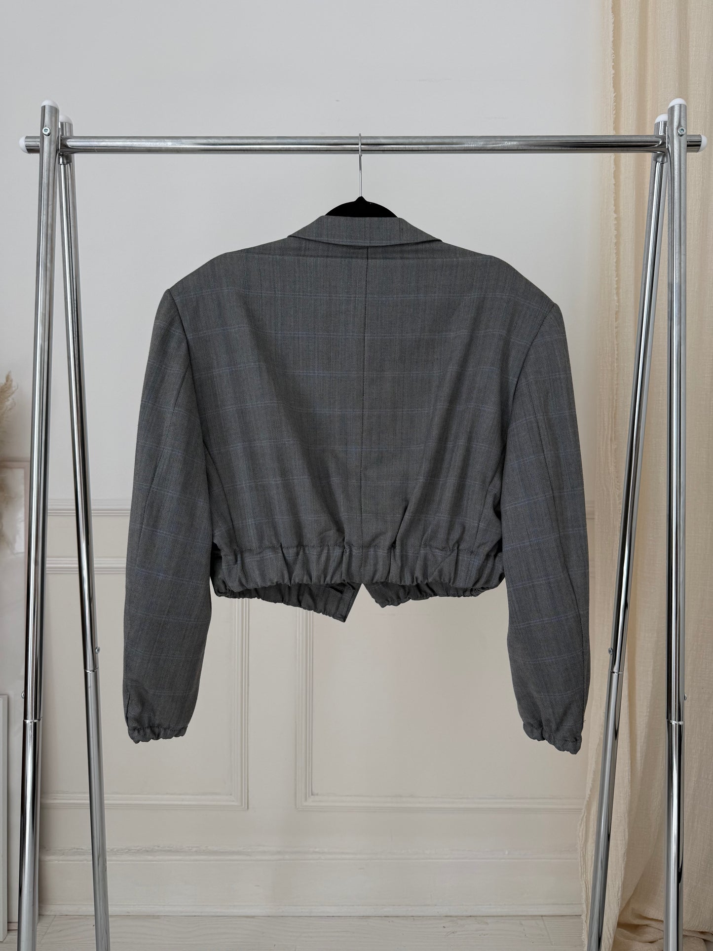 Vintage Balmain Reworked Cropped Blazer Bomber