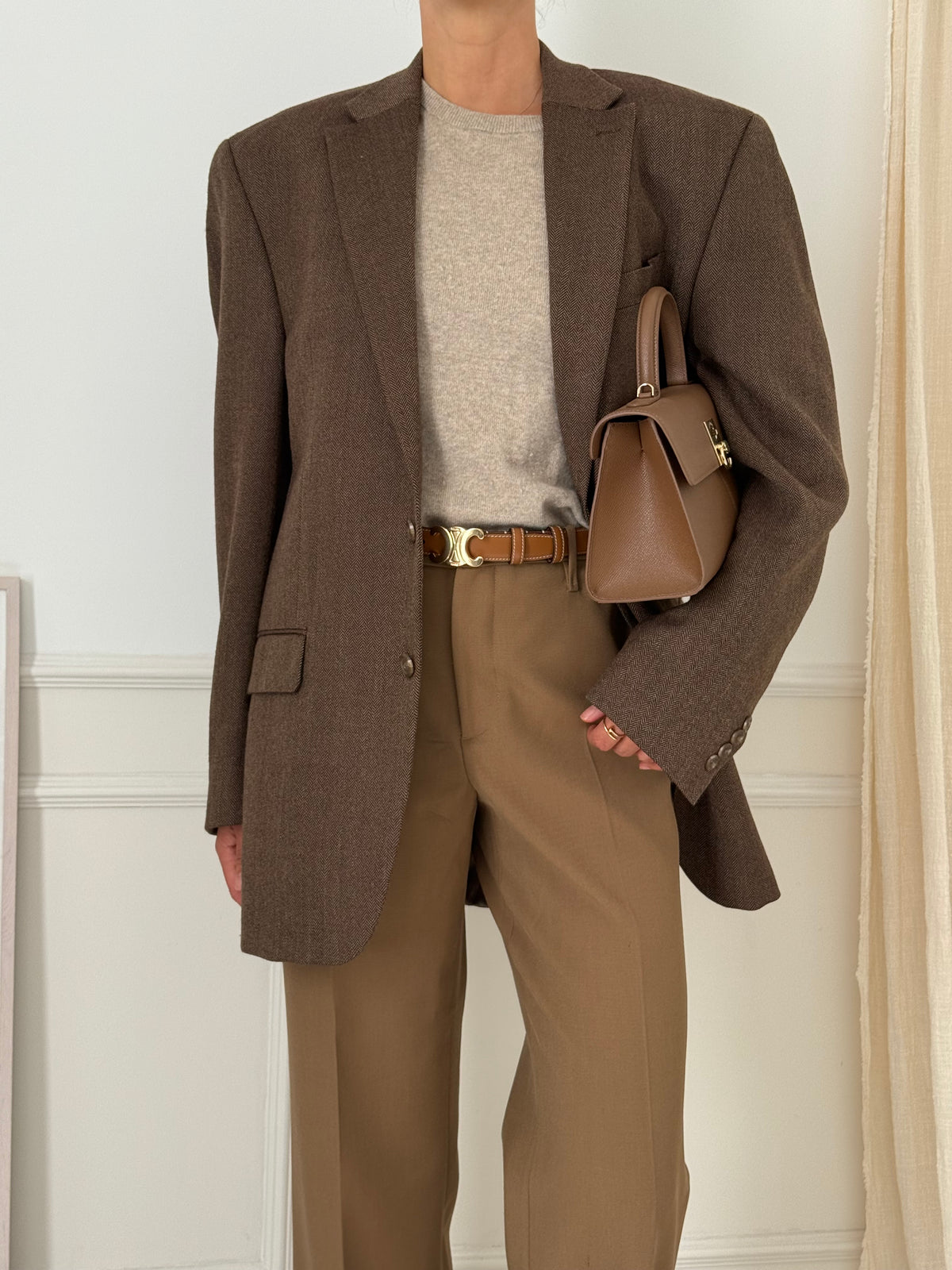 Vintage Chap’s 100% Wool Oversized Blazer