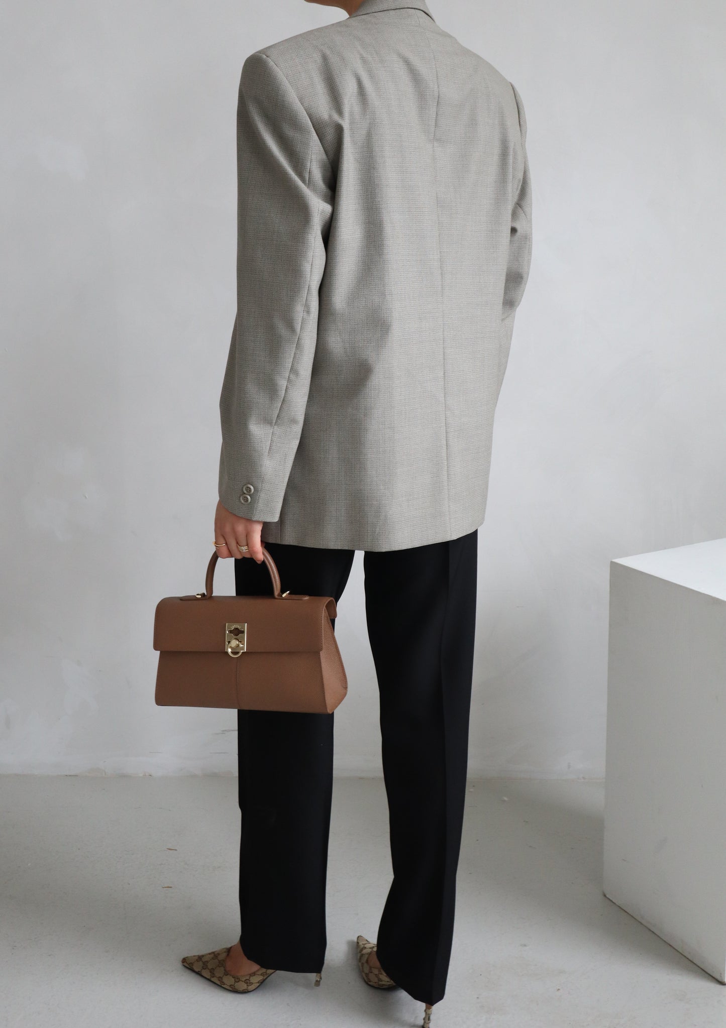 Oversized Grey Blazer