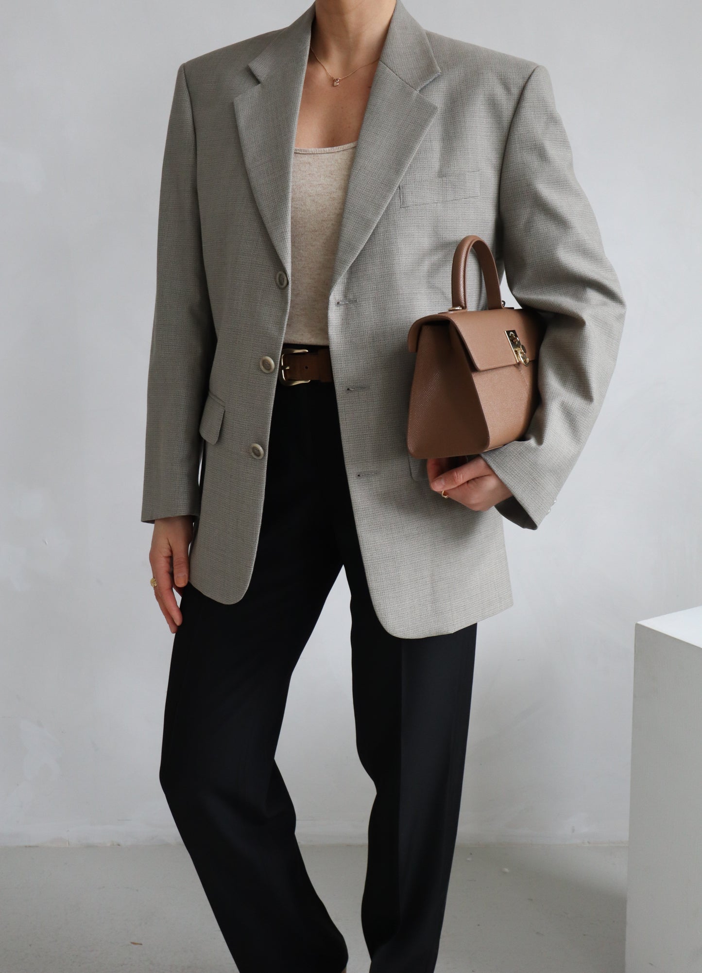 Oversized Grey Blazer