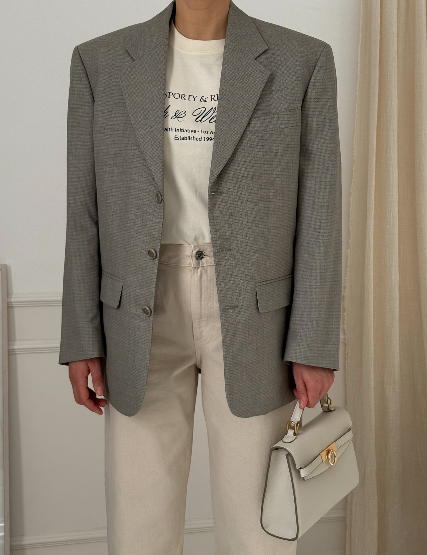 Oversized Grey Blazer